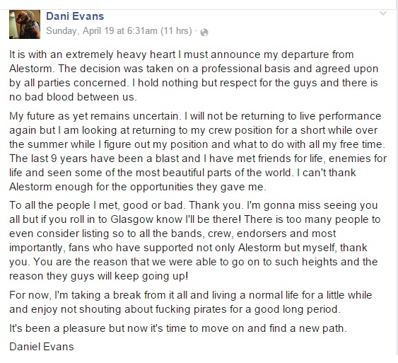 Alestorm: Sunset on the Golden Age